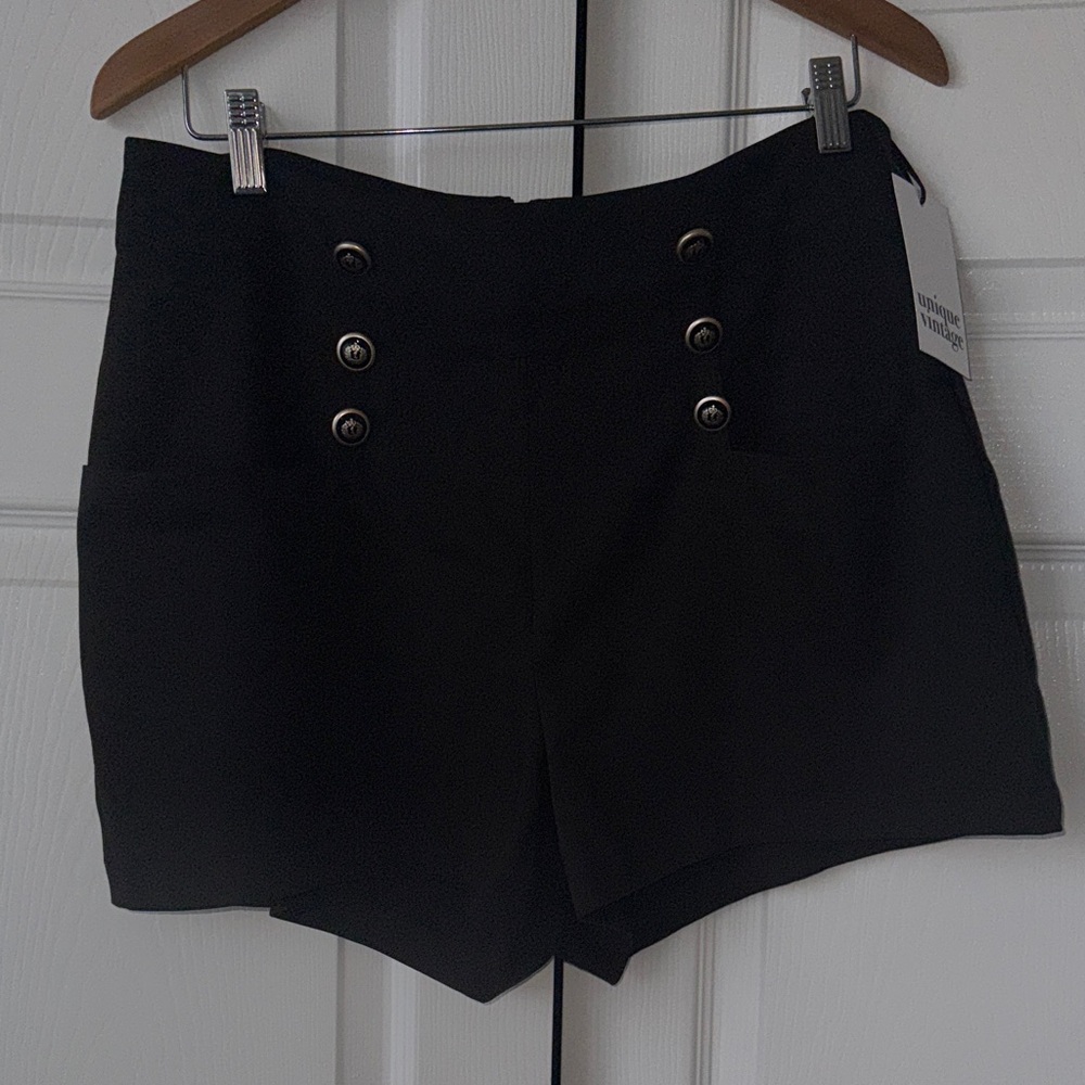 NWT Unique Vintage Black Shorts